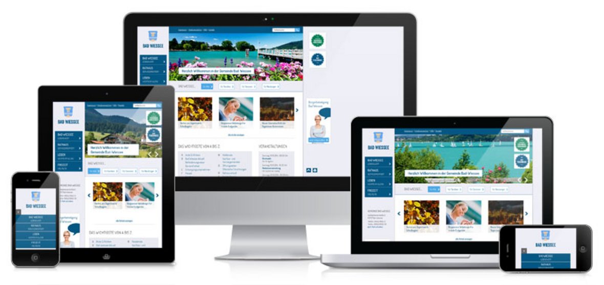 Responsive Web der Gemeinde Bad Wiessee